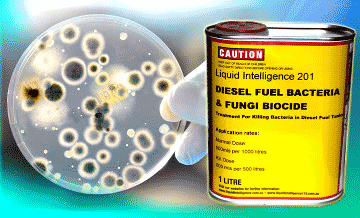 Liquid Intelligence 201 Diesel Fuel Bacteria & Fungi Biocide