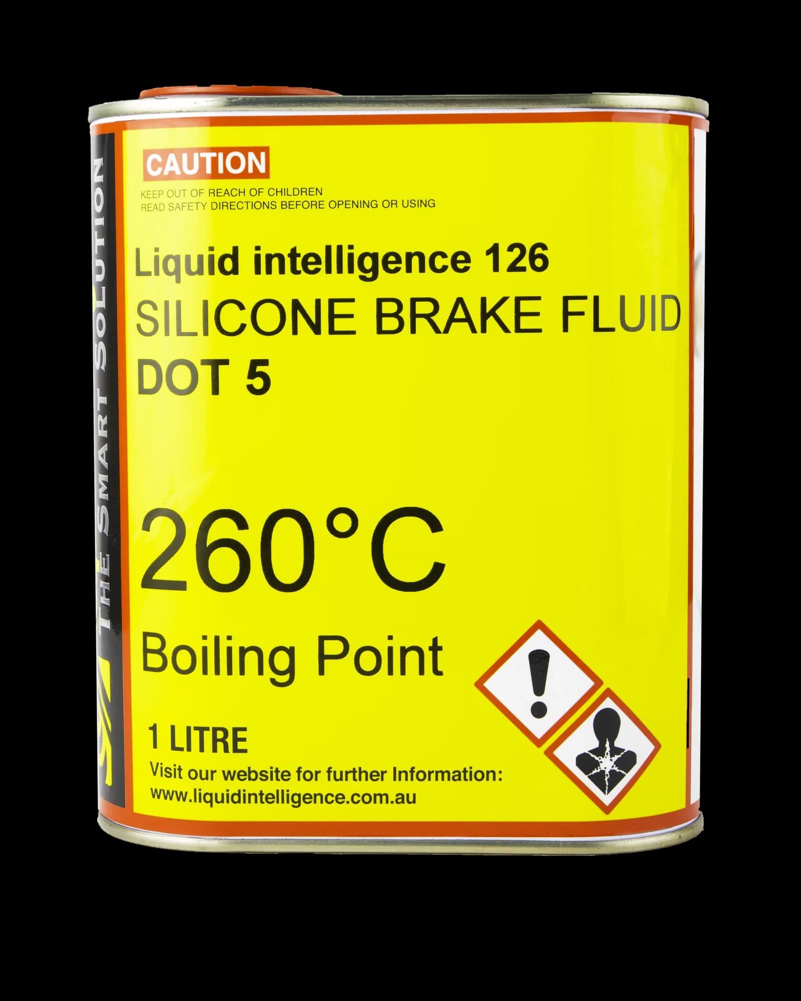 Liquid Intelligence 126 Silicone Brake Fluid DOT 5, 1L bottle