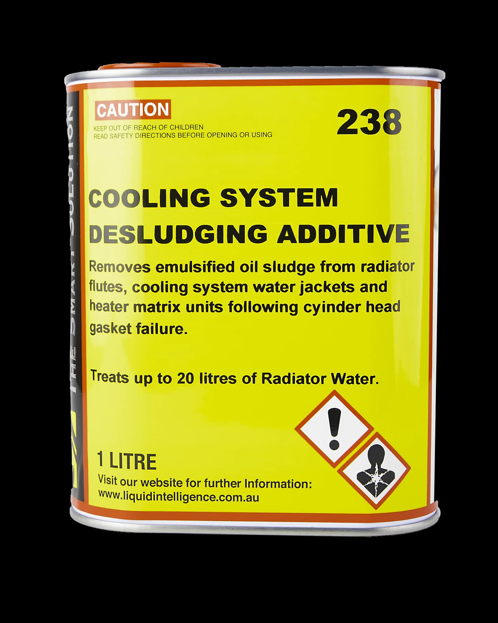 Liquid Intelligence 238 Cooling Systems Oil Sludge Remover, 1L can