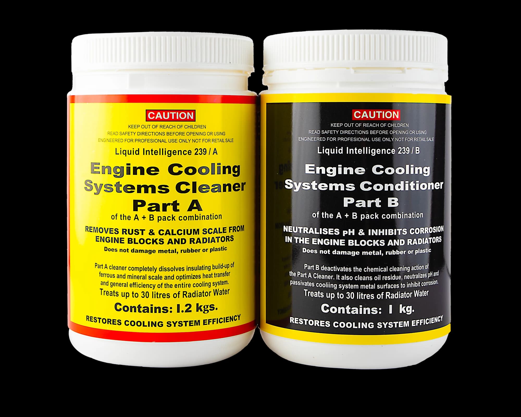 Liquid Intelligence 239 Engine Cooling System Cleaning Kit, 2-part kit