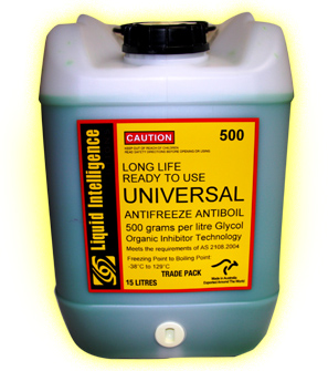 Liquid Intelligence 500 Compatible With All Green Coolants For Top Ups Or Complete Fills