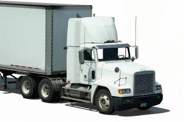 A prime mover with a box trailer