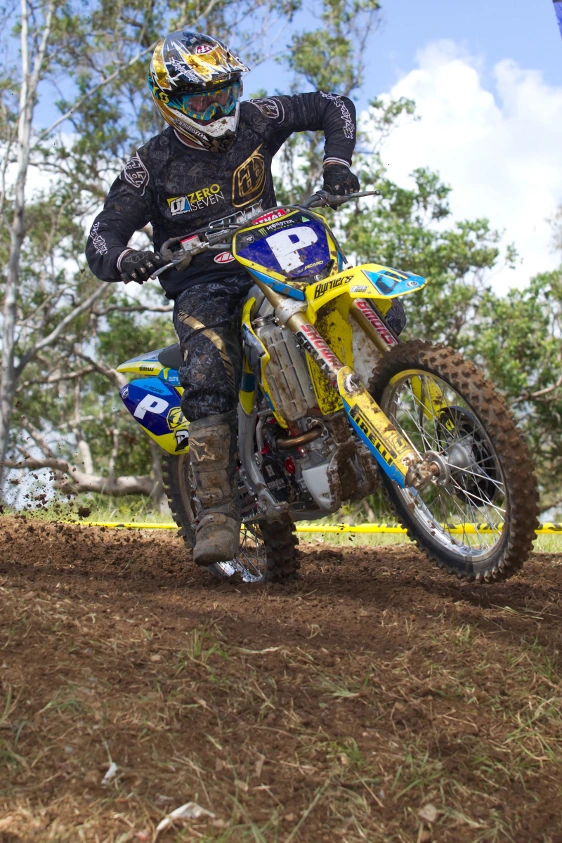 A 07 Motorsports rider with his bike