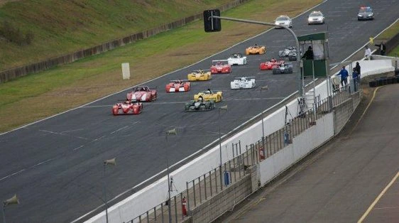 The Sports Racer field on the circuit