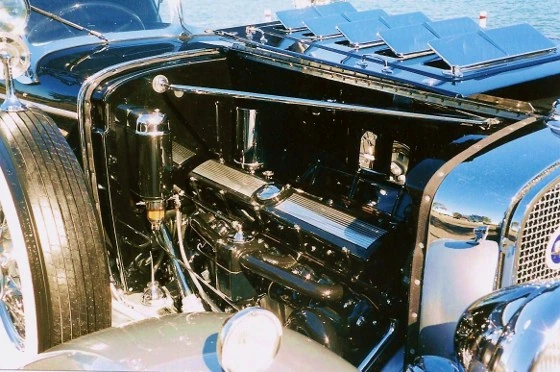 The Cadillac’s V16 engine