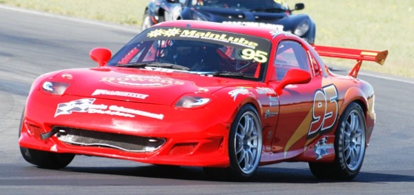 Stephen Anslow’s Mazda RX-7 race car