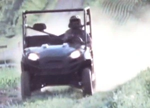 One of the work ATVs